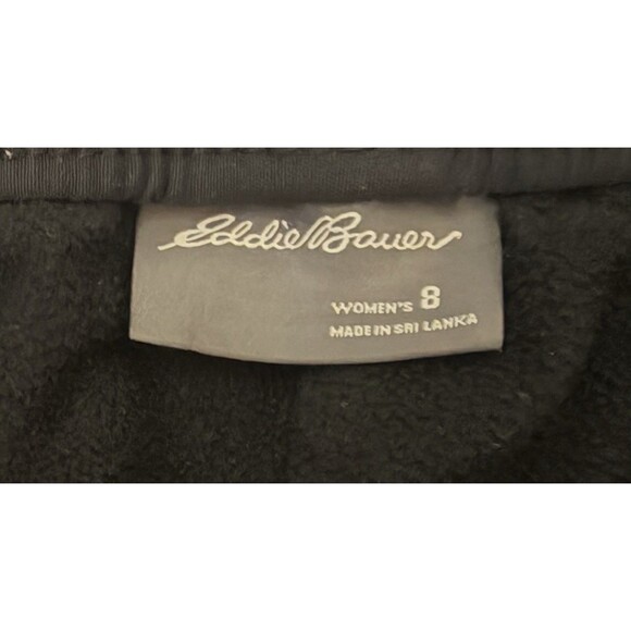 Eddie Bauer Women’s Size 8 Black Lined Pants Fall Winter Warm Stretch - Picture 7 of 12